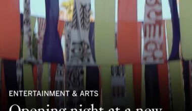 Opening night at a new South L.A. exhibit, “We The People”