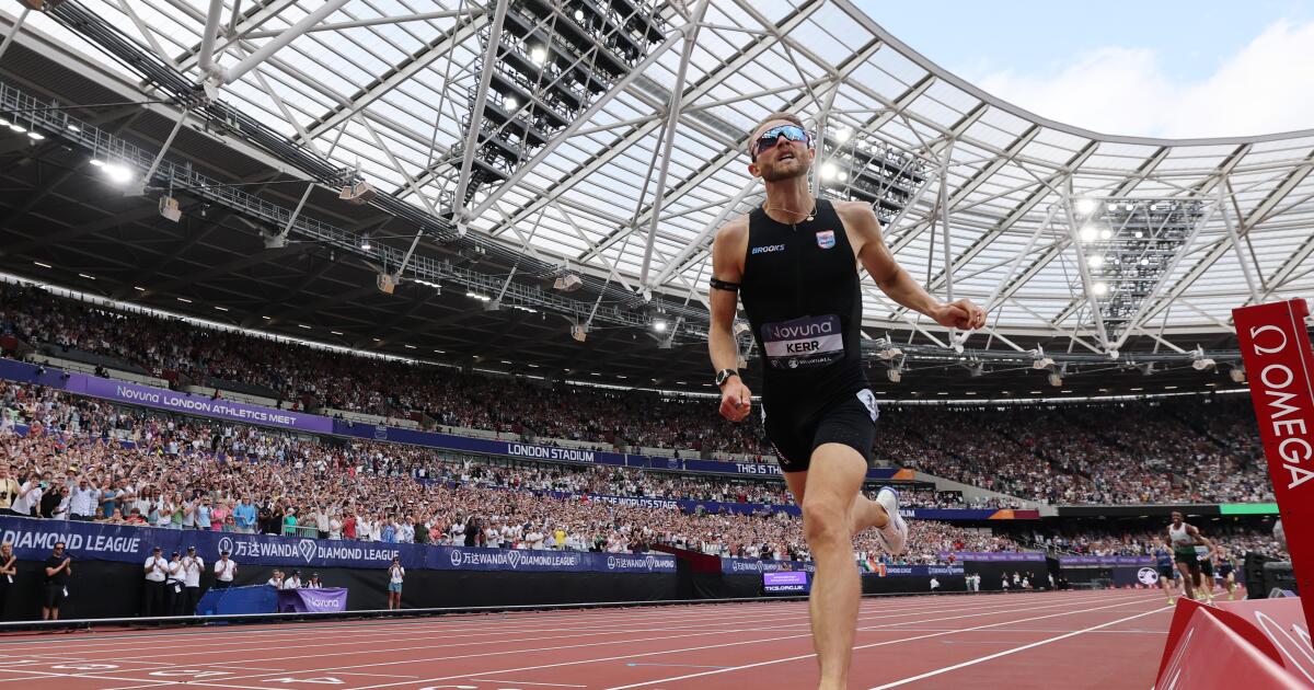 Josh Kerr breaks mile record that had stood since 1999