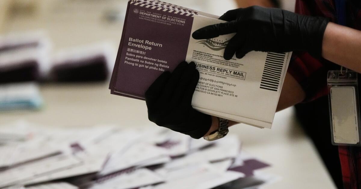 Letters to the Editor: There are good reasons for why California vote-counting takes so long