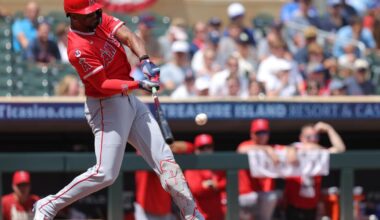 Angels give up two late runs in loss to Twins