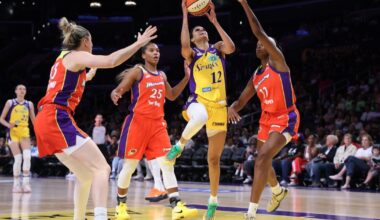 Sparks drop fifth in a row after entering fourth quarter tied with Mercury
