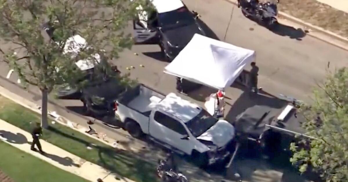 Pursuit ends in dramatic crash, deadly police shooting in Simi Valley