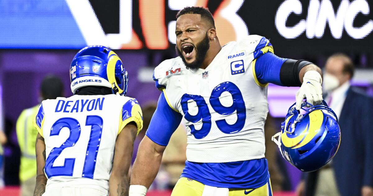 Rams fine with Aaron Donald taking time to make comeback decision