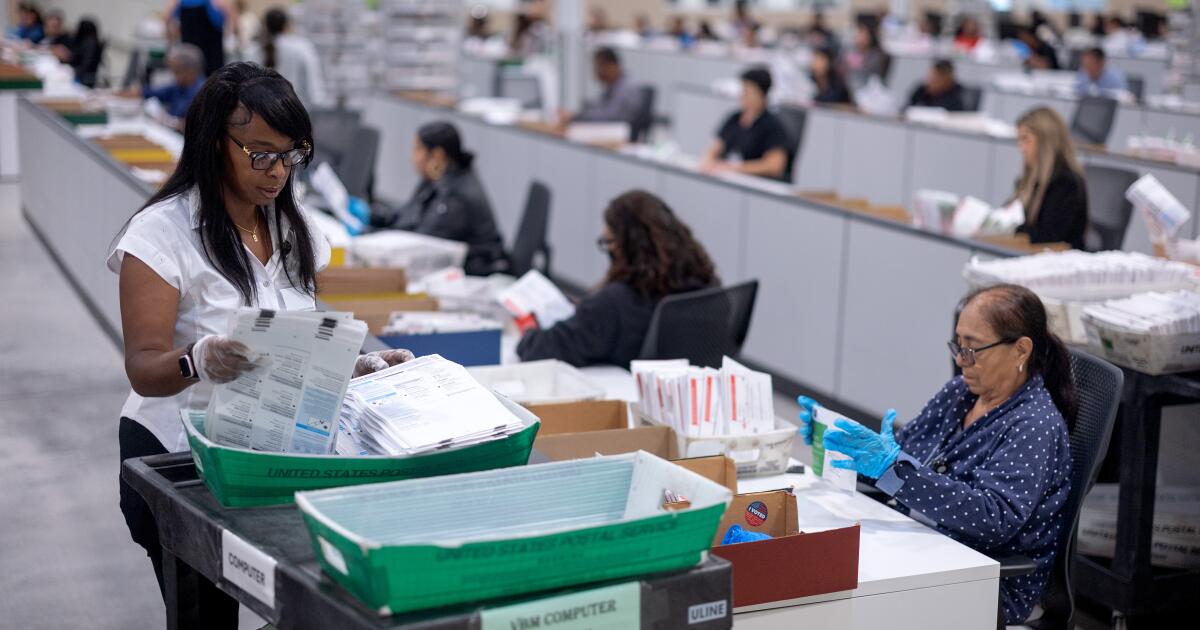 California's vote count was painfully slow. Can this proposal speed it up for November?