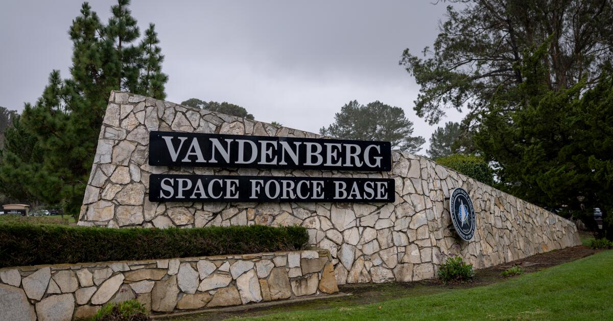 Airman at Vandenberg Space Force Base dies in heavy machinery incident