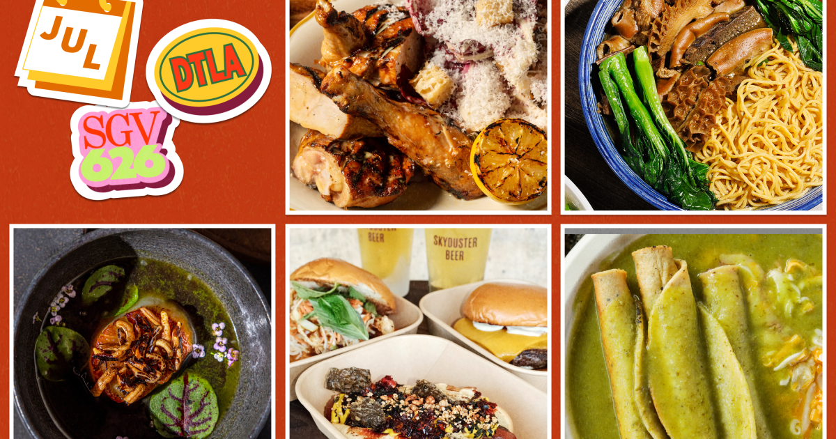 New restaurants and pop-ups to try in Los Angeles in July 2026