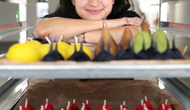 Happy Organics produce-inspired beeswax candles are handmade in L.A.