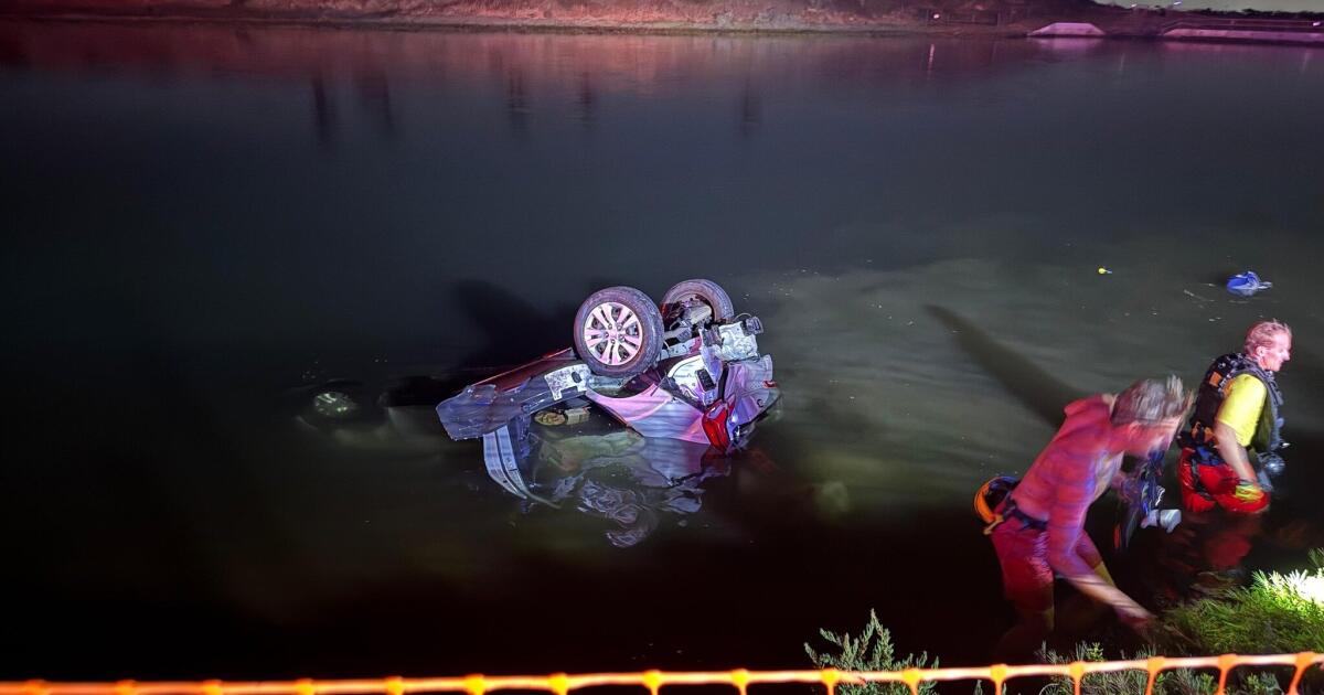 SoCal man hit car at 100 mph, hurtling it into wetlands, D.A. says