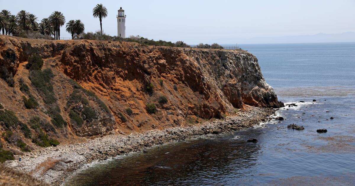 The iconic Point Vicente Lighthouse just turned 100. It's showing its age