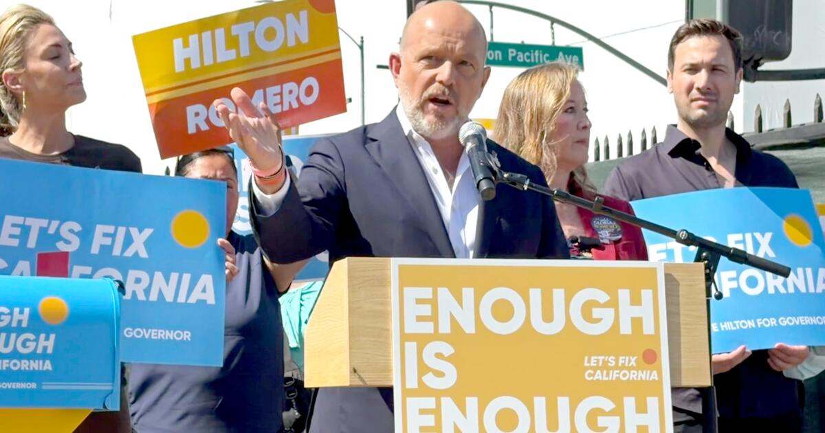 GOP gubernatorial candidate Steve Hilton pleads case to anti-Trump voters