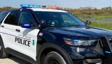 Irvine man armed with knife killed after charging at police