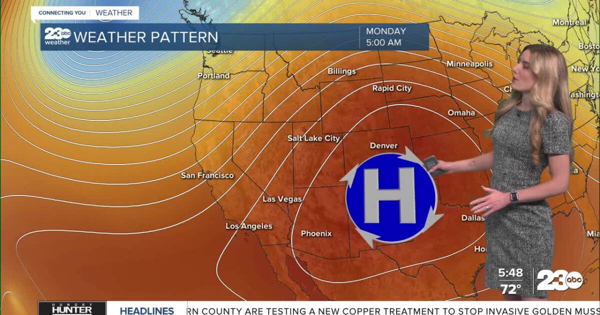Seasonable start to the week with a big warmup looming