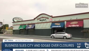 Business sues the City of San Diego and SDG&E over construction project