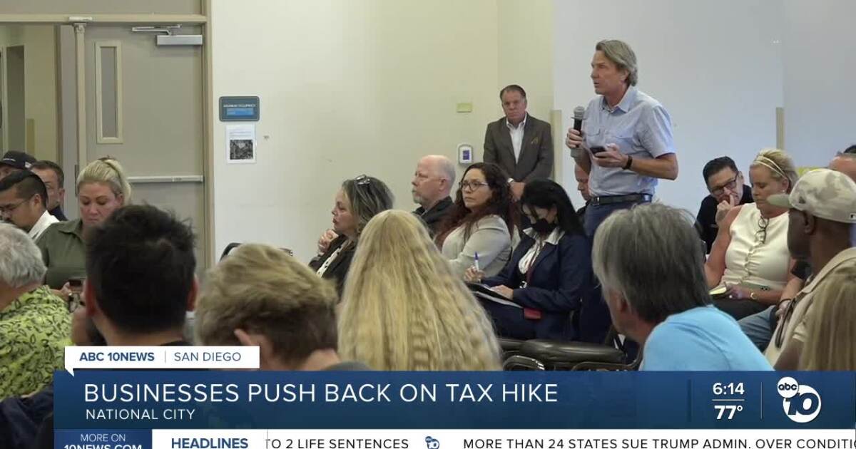 National City businesses push back on tax hike proposal