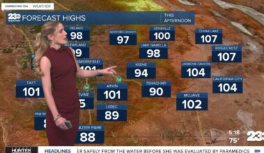 Extreme Heat Warning begins Thursday in Kern County desert