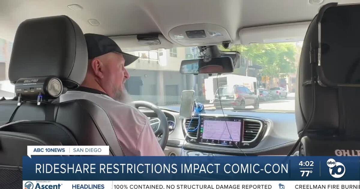 San Diego's new rideshare pickup zones in full swing during Comic-Con weekend