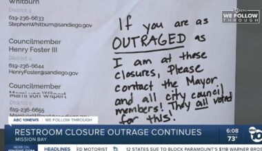 Mission Bay restroom closures frustrate visitors as heat wave hits San Diego
