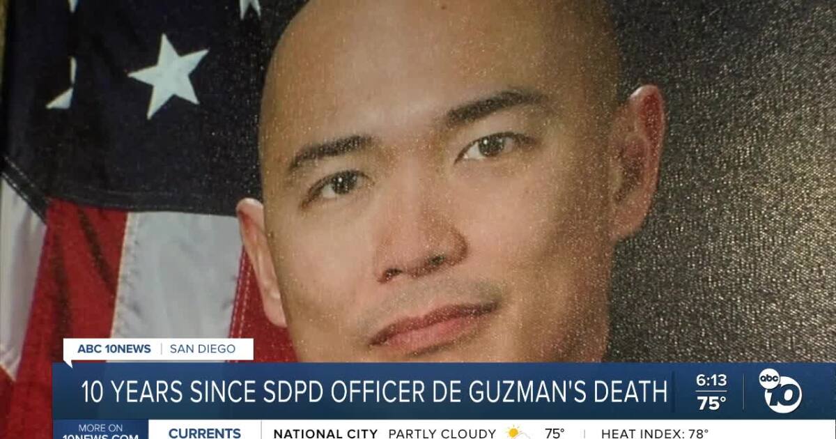 Remember SDPD Officer Jonathan De Guzman's 10 years after his line of duty death