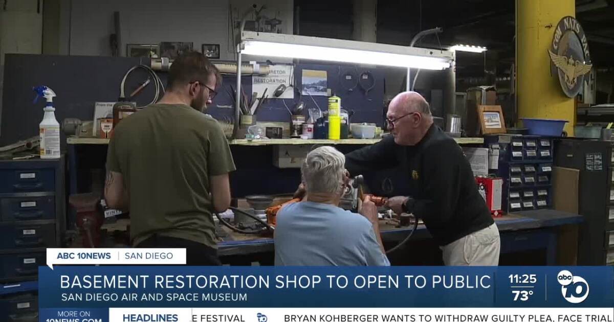 Air & Space Museum opens restoration shop to the public for first time