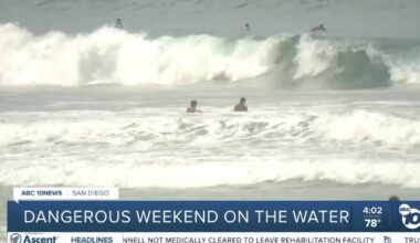 San Diego lifeguards respond to 464 water rescues over the weekend