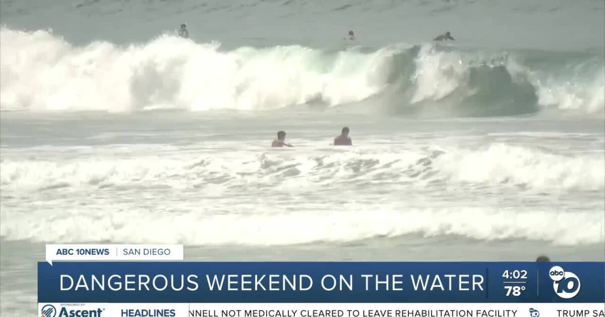 San Diego lifeguards respond to 464 water rescues over the weekend