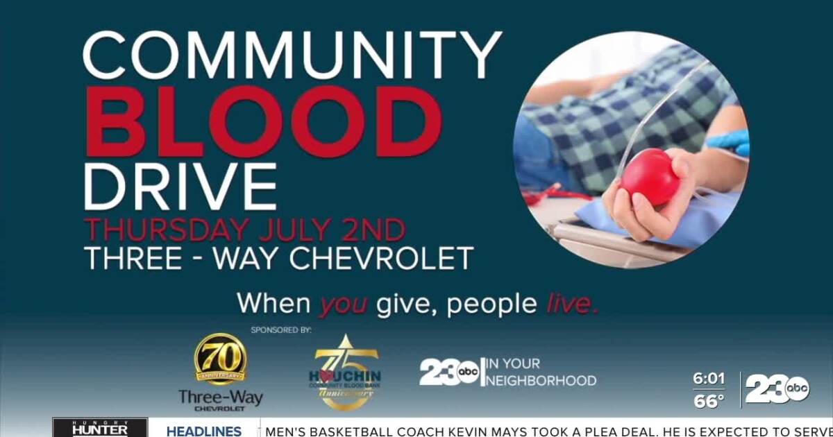 Blood drive at Three-Way Chevrolet tackles critical summer shortage