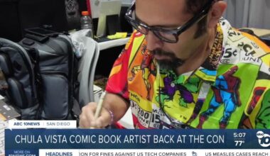 Chula Vista comic book artist returns to Comic Con for 35th year