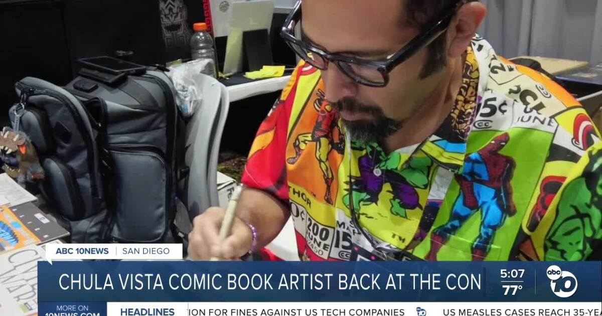 Chula Vista comic book artist returns to Comic Con for 35th year