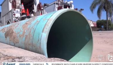 Water main break on El Cajon Blvd expected to be repaired by Thursday evening