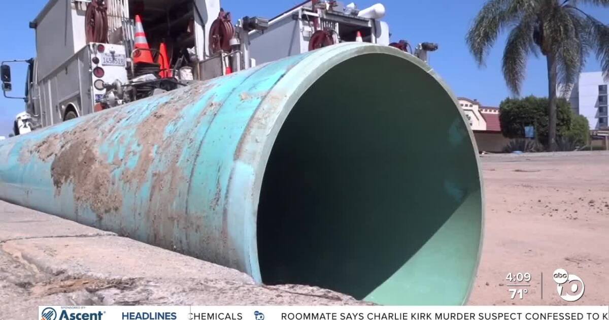 Water main break on El Cajon Blvd expected to be repaired by Thursday evening