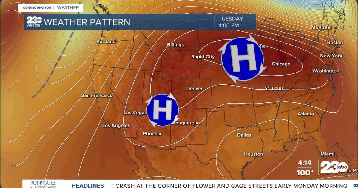 Triple digits for the rest of the week