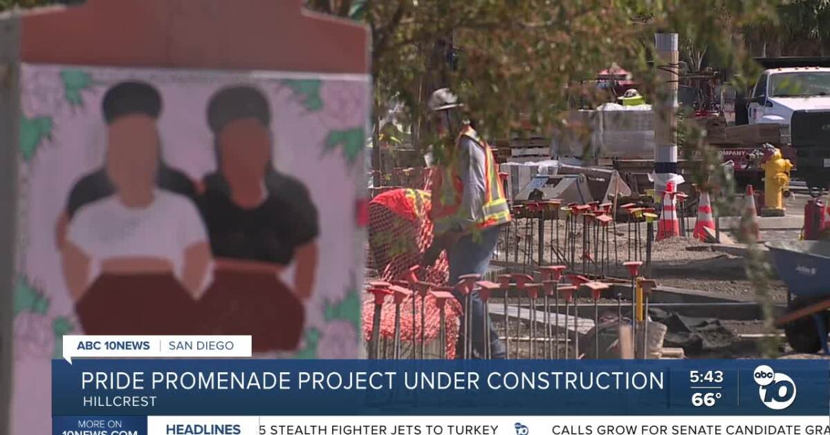 Pride Promenade won't be finished before this year's festival and parade