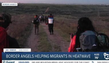 Border Angels prepares for water drops as extreme heat grips San Diego