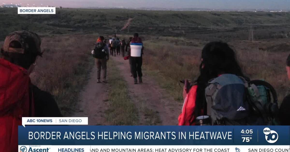 Border Angels prepares for water drops as extreme heat grips San Diego