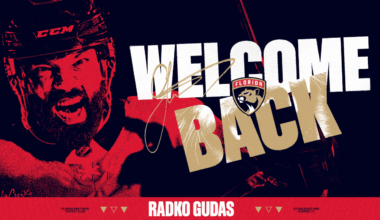Florida Panthers Agree to Terms with Defenseman Radko Gudas on a Six-Year Contract