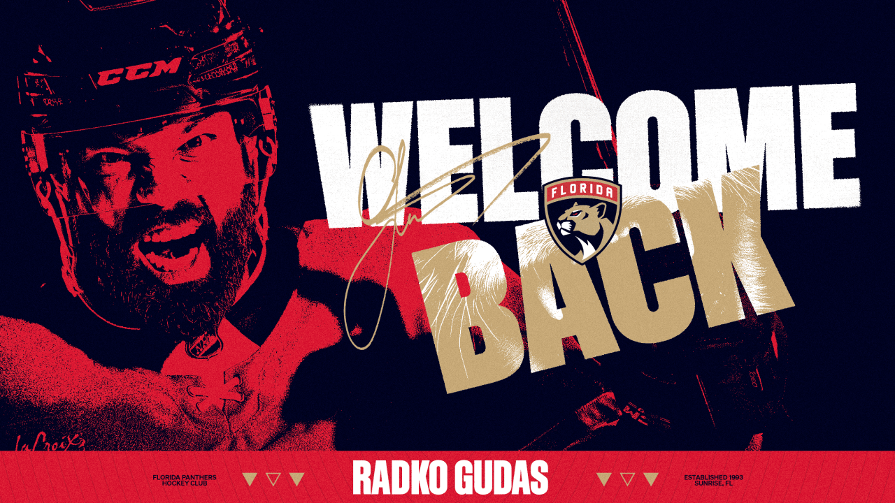Florida Panthers Agree to Terms with Defenseman Radko Gudas on a Six-Year Contract