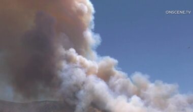 Summit Fire explodes to 1,600+ acres near LA County line, evacuations ordered