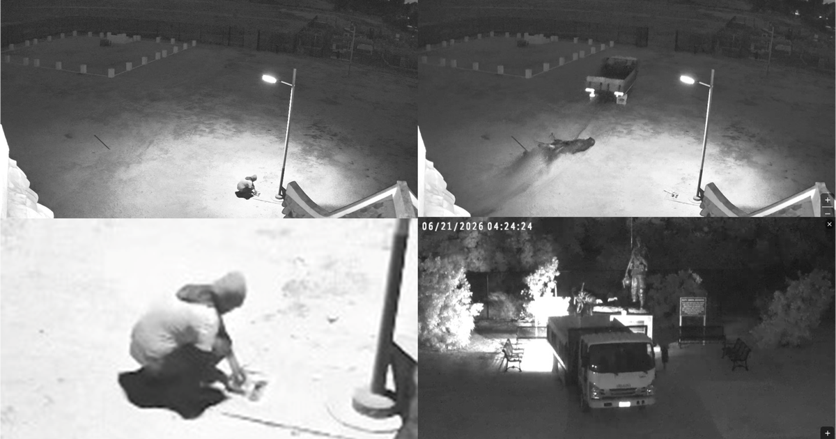 Surveillance video released in SJ Vietnamese Heritage Garden monument theft