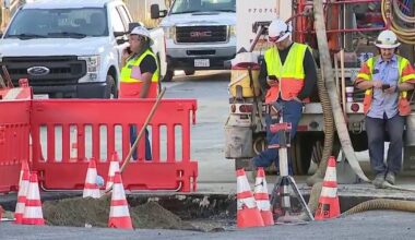 New leak in West Hollywood sinkhole threatens to delay critical pipe repairs