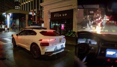 Waymo autonomous vehicle drives into lit fireworks in San Francisco