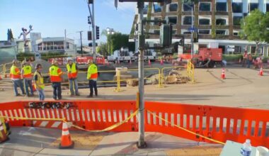 West Hollywood road closures remain after water main break – NBC Los Angeles