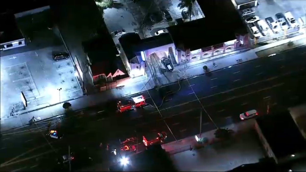Person critically injured in structure fire in Wilmington – NBC Los Angeles