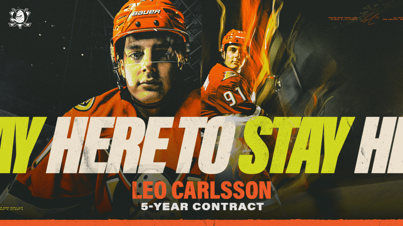 Ducks Match Five-Year Offer Sheet for Carlsson