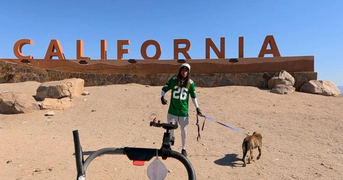 Philadelphia streamer, activist "HMBLZAYY" completes 3,000 mile walk to California: "Why not be great?"