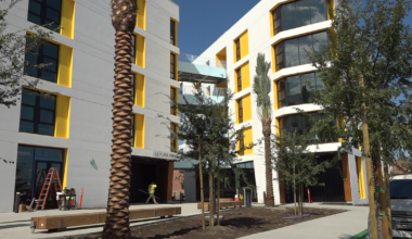 Long Beach State's new La Playa dorm remains unfinished as students come to campus
