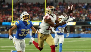 San Francisco 49ers @ Los Angeles Chargers Live Blog