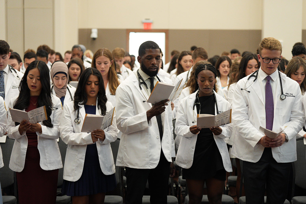 OUWB Class of 2030 participates in White Coat Ceremony - Oakland University William Beaumont School of Medicine