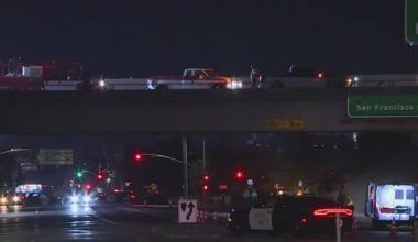 Suspected DUI crash kills road worker on Highway 50 in Sacramento