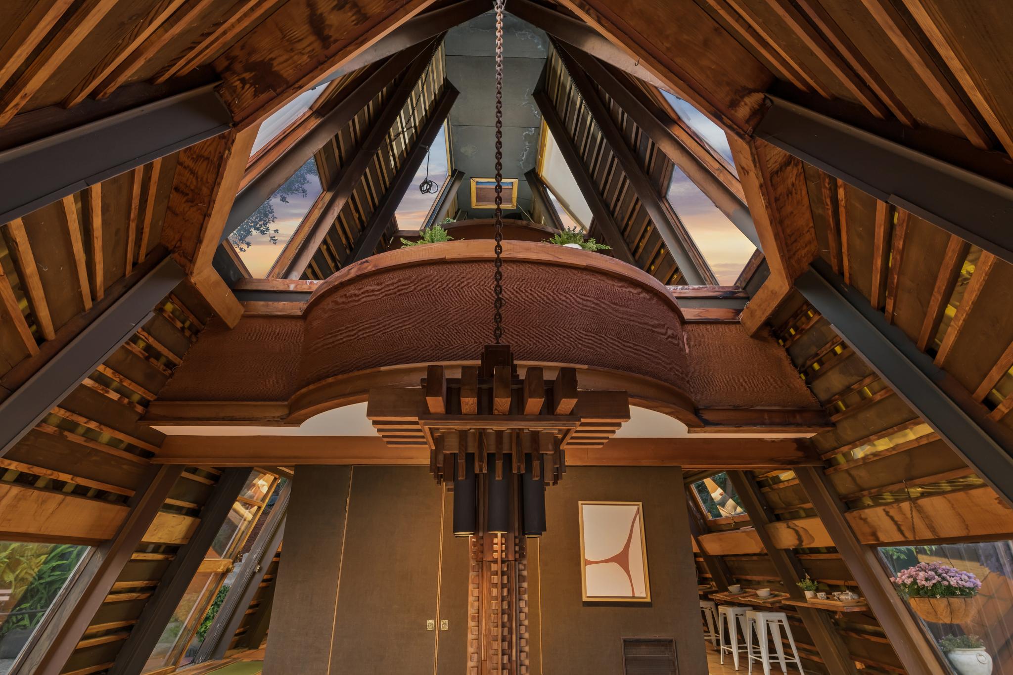 Brooks' daughter, Carrie, said the concept of Lumiere House came to her father ‘over a long period of experimenting with natural shapes and light’