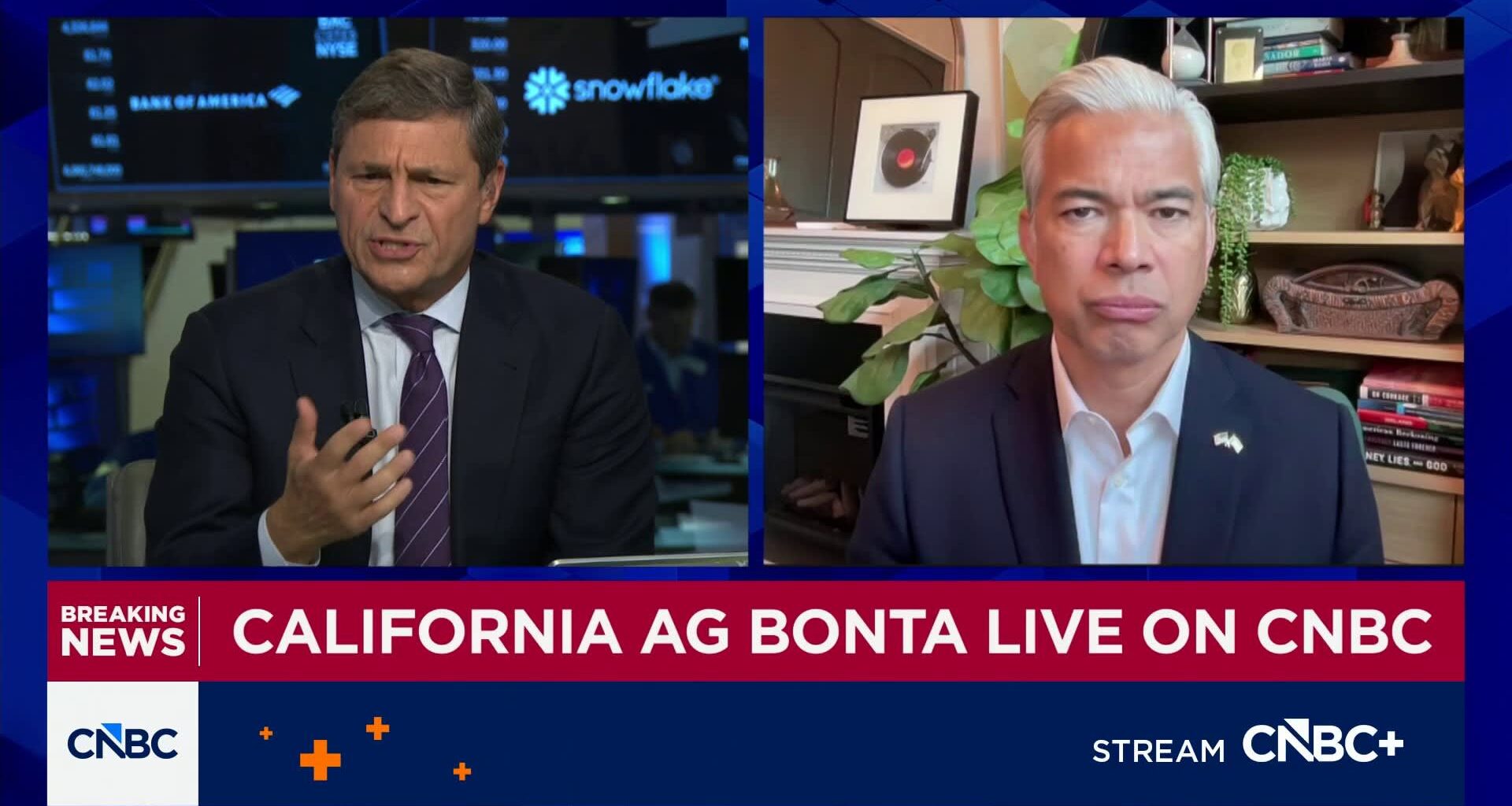 Watch CNBC's full interview with California AG Rob Bonta